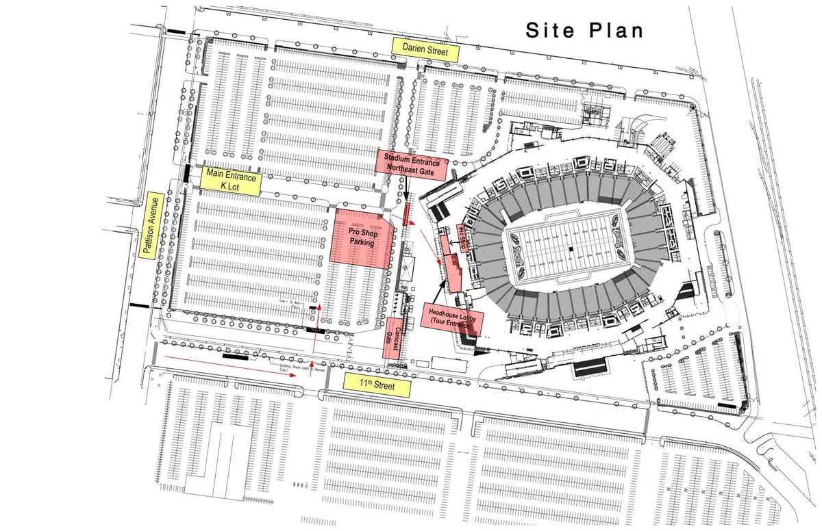 lincoln financial field parkkipaikalla kartta