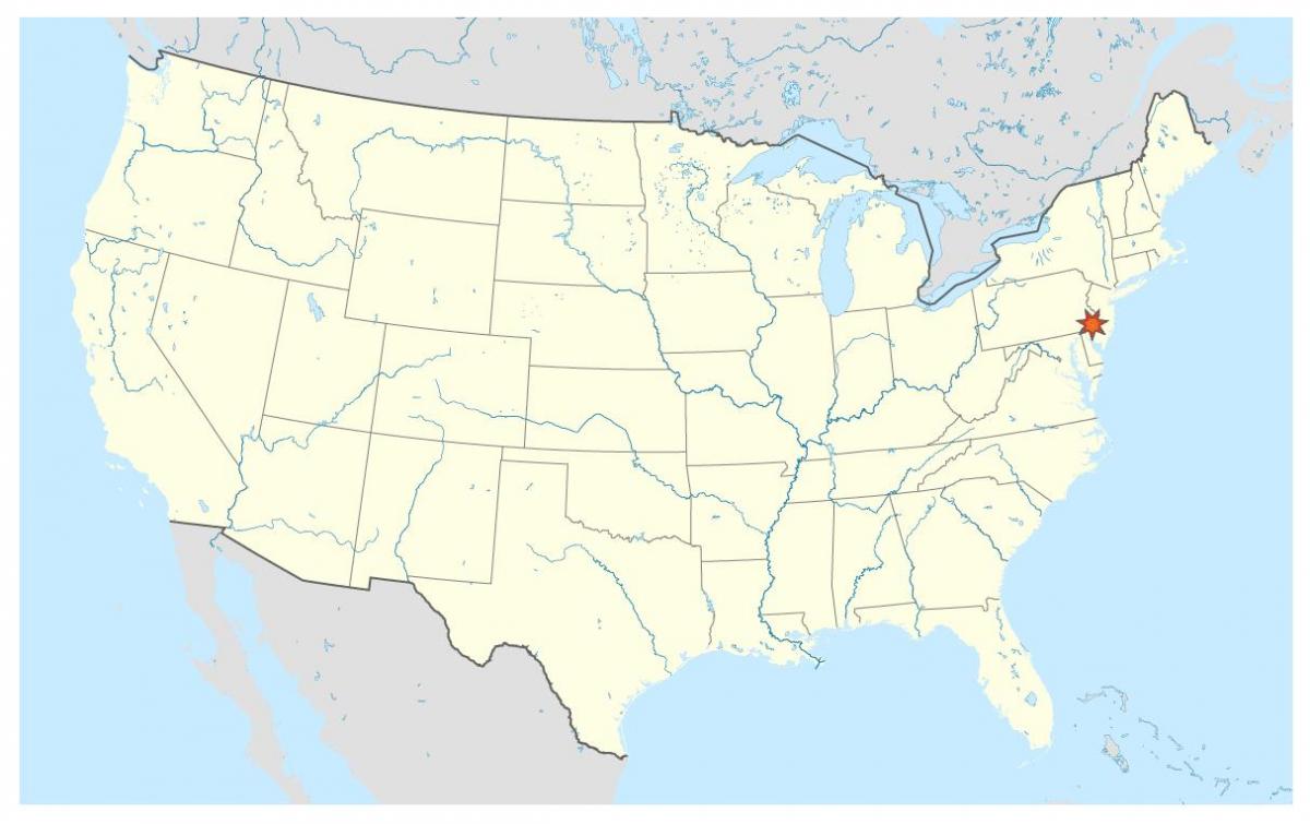 Philadelphia maailman kartta